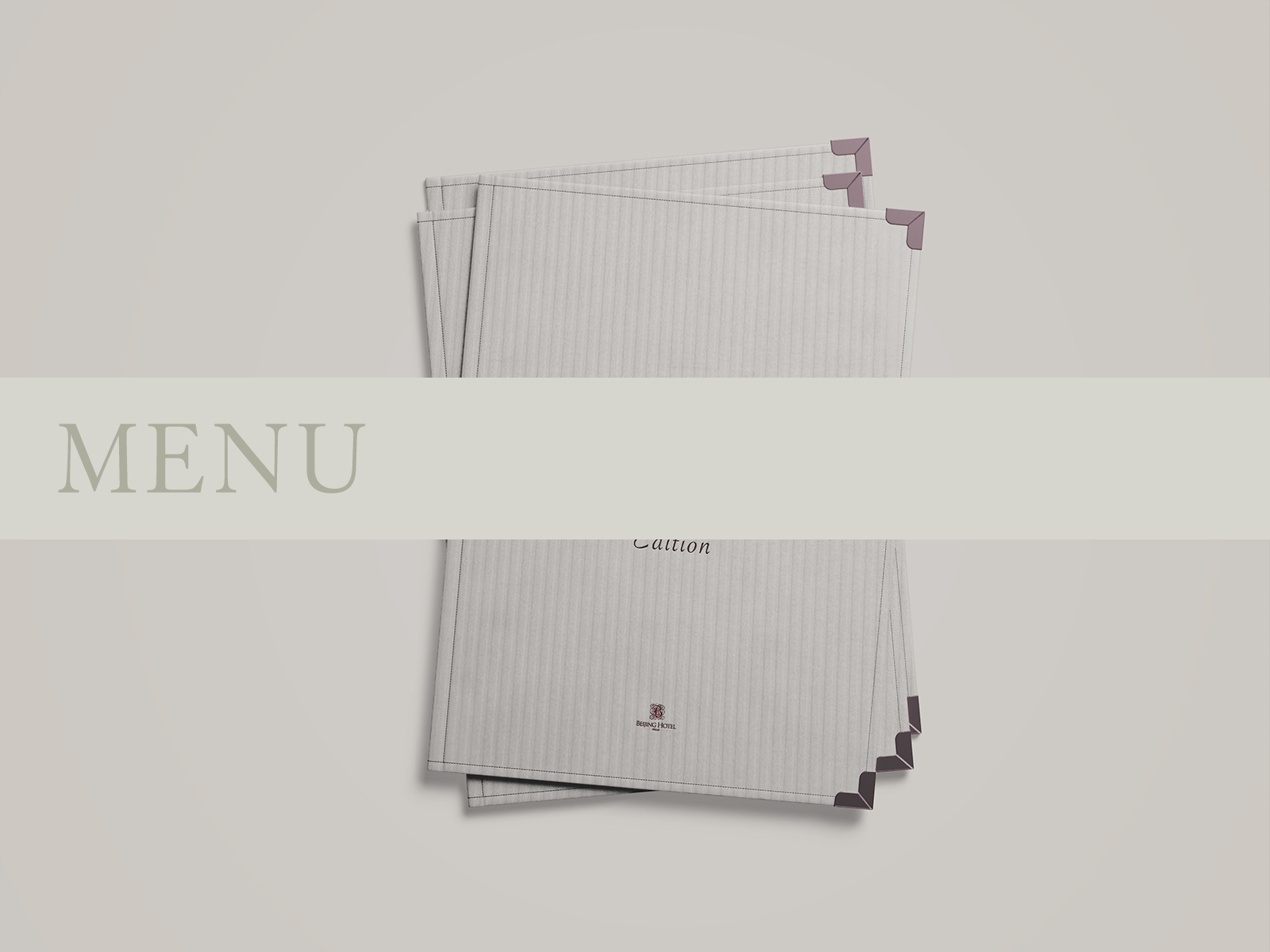 Beijing hotel menu a la carte